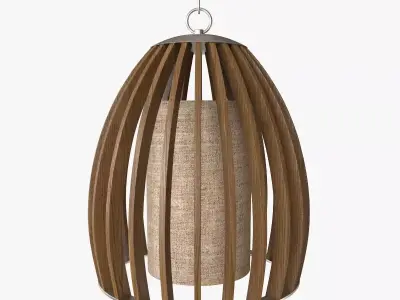 Currey and Company - Carling Pendant Light 3D model