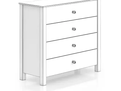 Wooden Cabinet 3D model