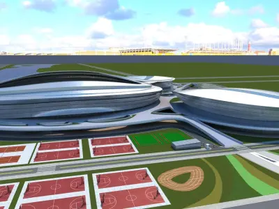 Stadium 4 3D model