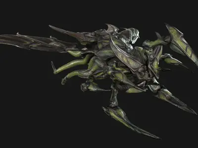 Air Leviathan Low-poly 3D model