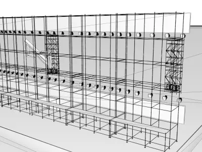 concert scene  3D model