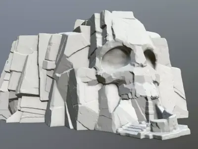 Skul Rock 3D print model
