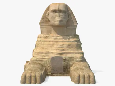  Great Sphinx and Giza Pyramids 