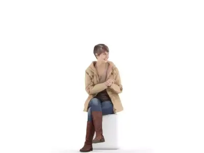 Helen posed 5 3D model