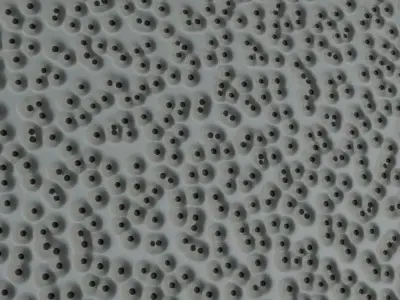 Punch Through Hole Wall PBR Seamless Texture