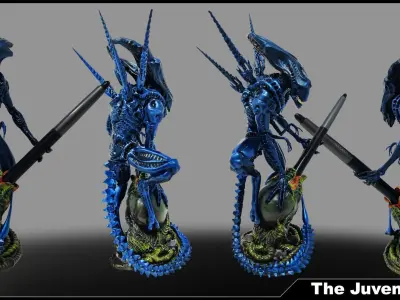 The Juvenile Queen 3D print model