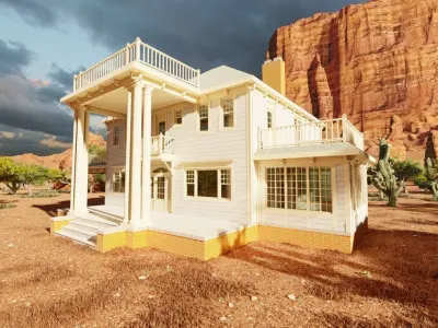 old house-Old Abandoned House 3D model