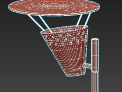leeee floor lamp with shade 3D model