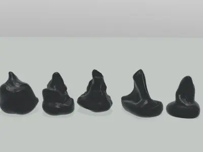 Garbage bags 3D model