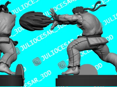 Street fighter - Ryu 3D print model