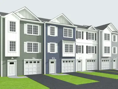 Cape Cod House 18 3D model