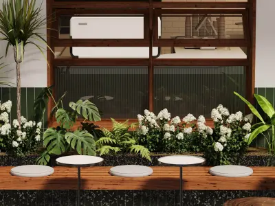 coffee shop 3D model