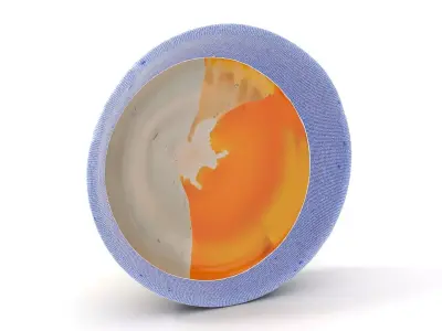 Sunny Ceramic Plate model pack Low-poly 3D model