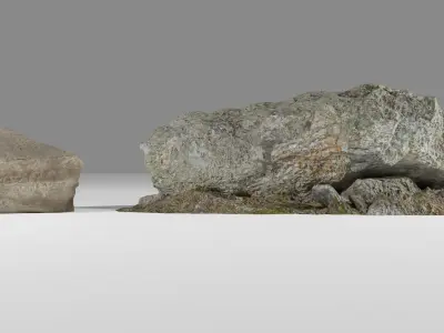 Rock Pack V1 - 11 Unique Rocks small to big 3D model