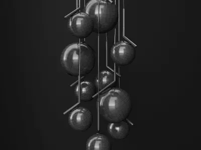 Chandeliers IC and GC Bolle 3D model