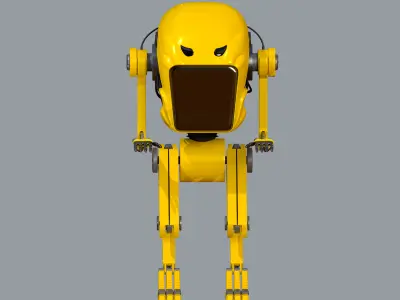 Robot 1 Low-poly 3D model