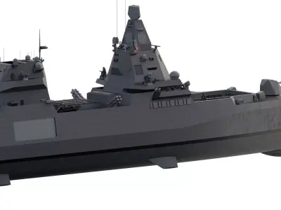 NAVY MULTIROLE  FRIGATE SPARTAN CLASS 3D model