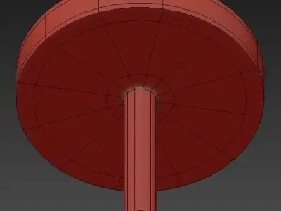 HARLOW Spoke Chandelier 3D model
