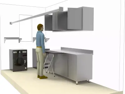 Laundry room 3D model purchase