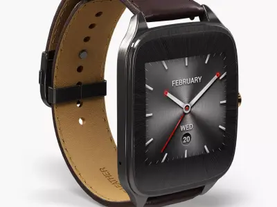 Asus ZenWatch 2 WI501Q smartwatch Low-poly 3D model