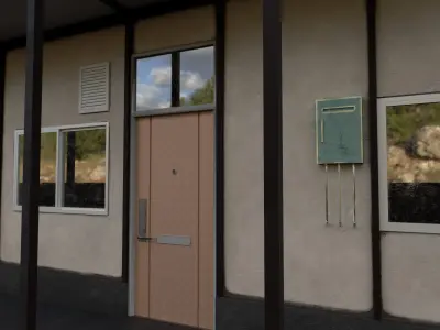 Japanese style small apartment 3D model