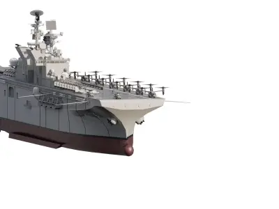 USS America LHA-6 3D model