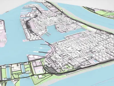 Haven 473A Port of Antwerpen Belgium 3D model