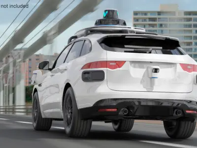  Autonomous Ride Hailing SUV White 