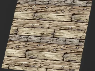  Stylized Wood Seamless Texture  Texture