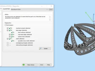 Earring 07 3D print model