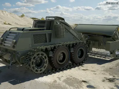  Bozena 5 Remote Mine Clearance Vehicle Military Green 