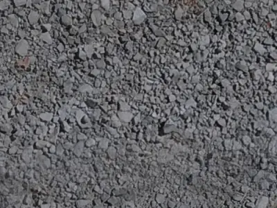 Tileable Gravel Driveway Low-poly 3D model