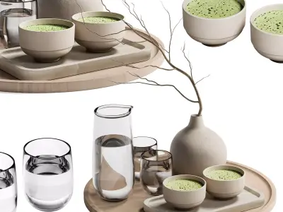 Decorative Set Collection 04 3D Model Pack