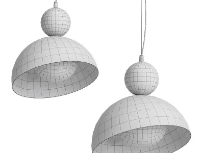 Pendant Light Bowl 3D model