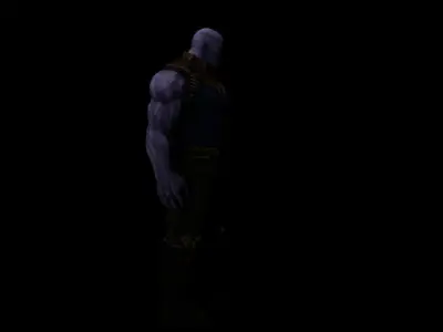 Thanos Low-poly 3D model