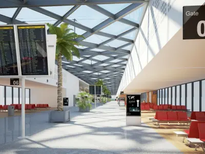  Airport Departures Lounge 