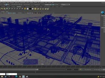 High Poly Belihoma City 3D model