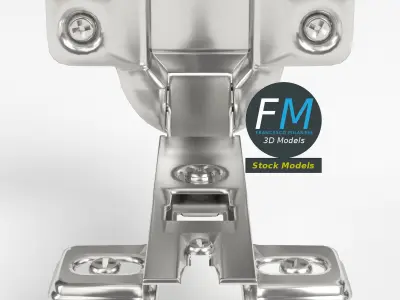 Cabinet hinge 2 3D model