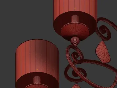 Crystal Ceiling Lights Bella figura 3D model