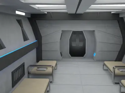 Sci Fi Room 3D model