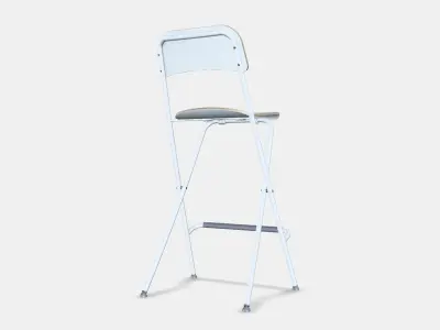 FRANKLIN bar stool foldable 1 Low-poly 3D model