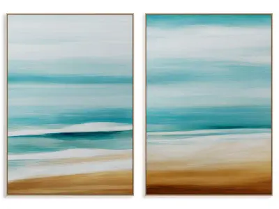 Abstract Painting Frame set 3D model 388