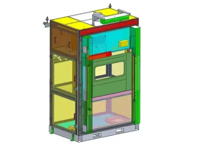  automatic opening door 3D model