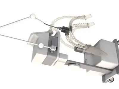 Medical Ventilator System 3D model