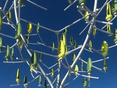 wind tree 3D model