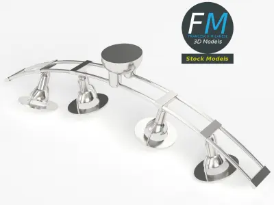 Ceiling lights 3D model get