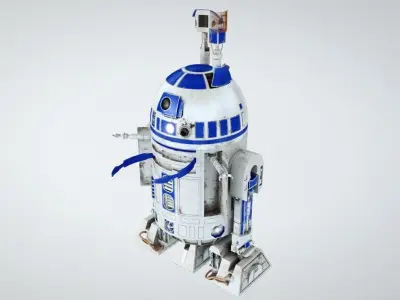 R2D2 Robot 3D model