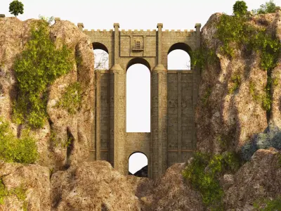 Puente Nuevo Ronda Malaga Spain 3D model