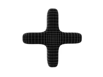 Calculation Plus Symbol V1 001 Low-poly 3D model