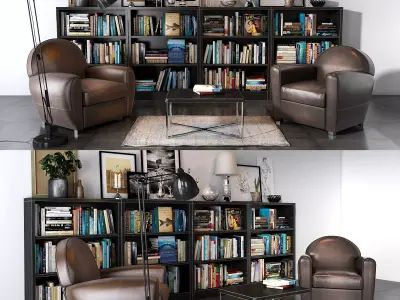 Neology Livingroom set 02 3D model